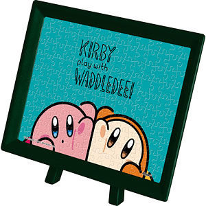 Jigsaw Puzzle Mame Puzzle Kirby play with Waddle Dee Main Visual 150 Pieces (MA-120)