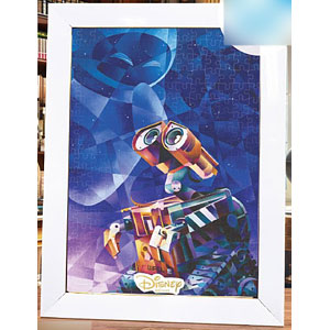 Wall・E’s Wish Tight 266 Pieces anime jigsaw puzzle from Japan, colorful stained art design