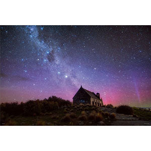 Jigsaw Puzzle Church of the Good Shepherd and Aurora (New Zealand) 1000 pieces (10-1494)