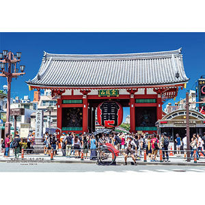 Jigsaw Puzzle Japanese Cities 90 Taito-ku, Tokyo "Asakusa Kaminarimon-mae" 300 pieces (300-446)