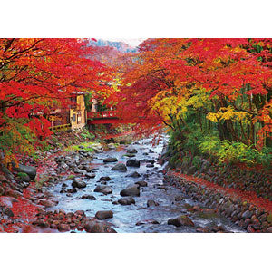 Jigsaw puzzle Katsuragawa River in Shuzenji (Shizuoka), 500 pieces (05-1098)
