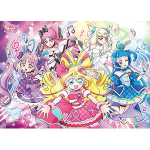 Jigsaw Puzzle You and Idol Precure♪ Turn your support into power 300 large pieces (300-L595)