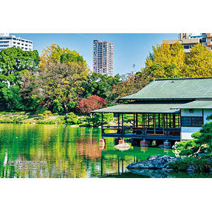 Jigsaw Puzzle Series - Japanese Cities 115 "Kiyosumi Garden Ryotei", Koto-ku, Tokyo 300 pieces (300-471)