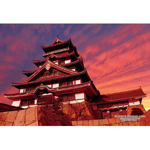 Jigsaw Puzzle Series - Japanese Cities 117 Kyoto City, Kyoto Prefecture "Fushimi Momoyama Castle Large Castle" 300 pieces (300-473)