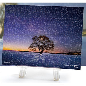 Jigsaw Puzzle Petit Paris Clear Elm Tree and Milky Way 150 Pieces (2308-83)