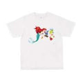 [D-Made] T-shirt The Little Mermaid Ariel & Flounder & Sebastian