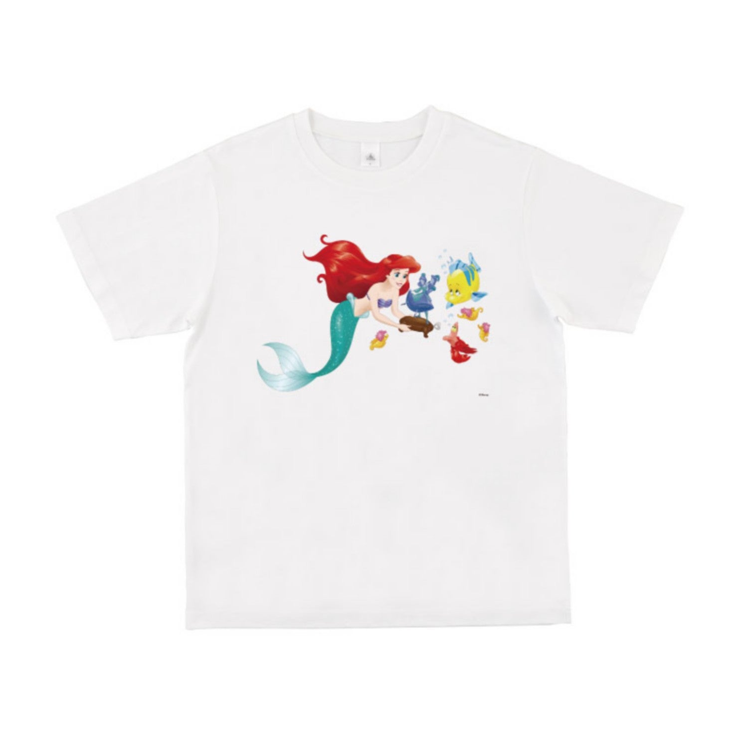 [D-Made] T-shirt The Little Mermaid Ariel & Flounder & Sebastian