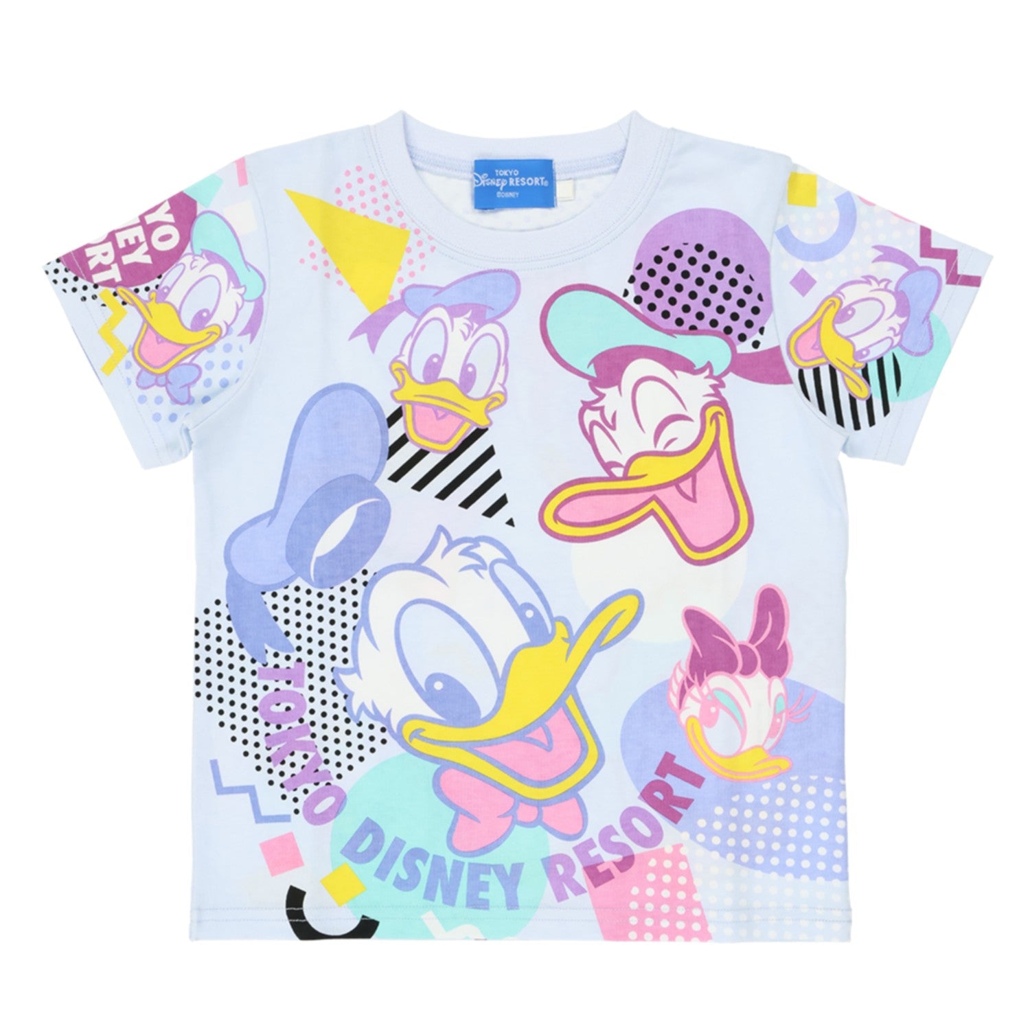 Disney Japan kids t-shirt with colorful graphics from Japan
