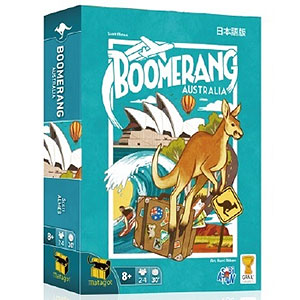Board game Boomerang Australia Japanese version