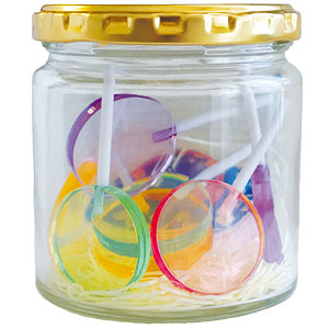 board game candy pot