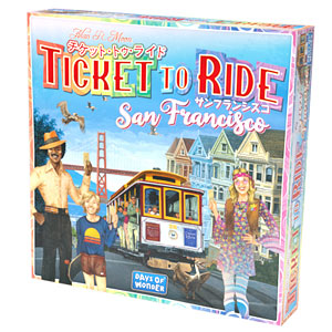 Board Game Ticket to Ride San Francisco