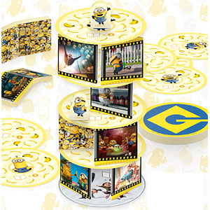 minions card tower game