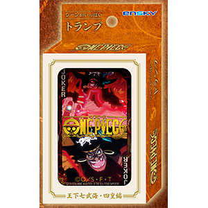 One Piece Scene-filled playing cards Seven Warlords of the Sea and Four Emper...
