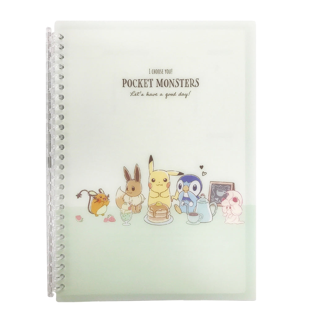 HIPPARINGNOTE/Mogumogu time notebook from Japan, featuring cute Pokemon characters