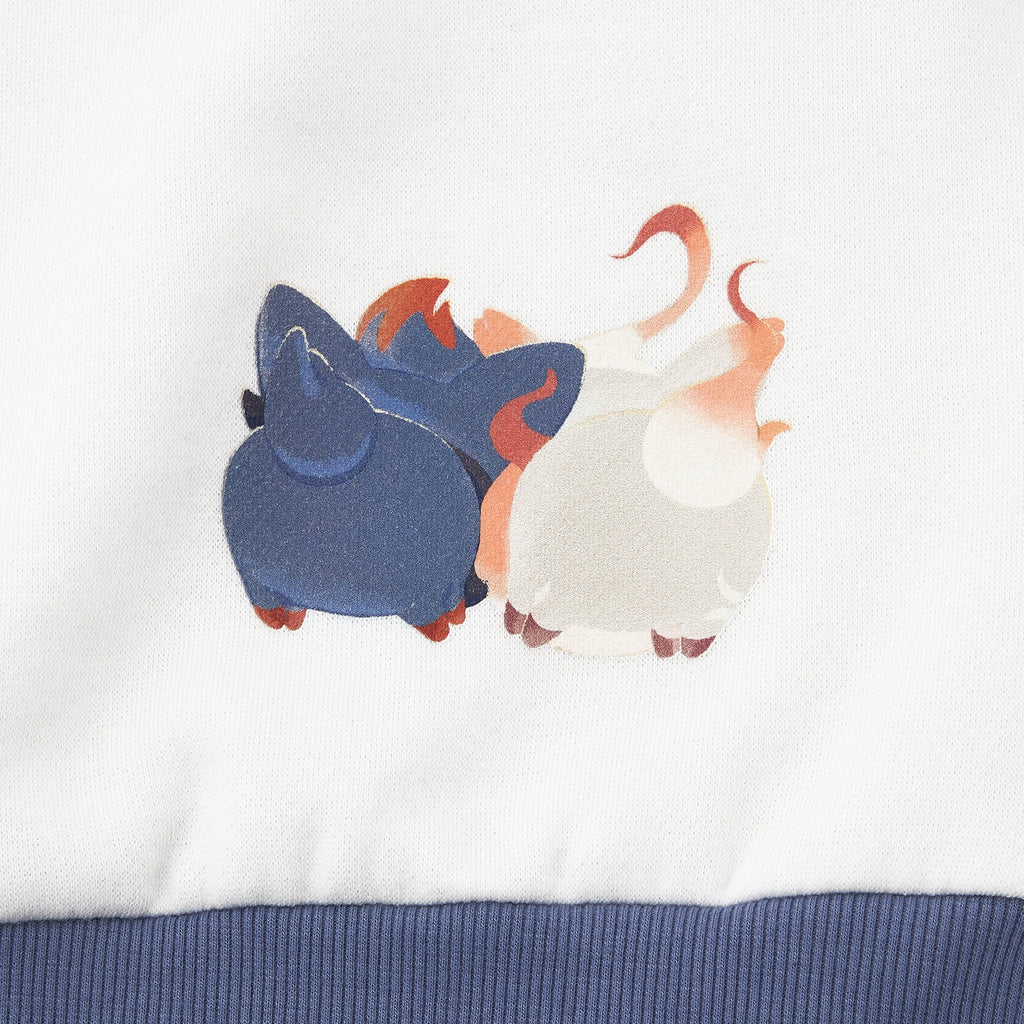 Fluffy Applique Sweatshirt Nitamono Zoroa & Jade Zoroa