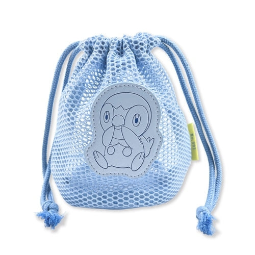 Mesh drawstring pastel pochama