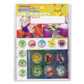 Pokemon Step Up Seal Set from Japan, featuring colorful characters and designs