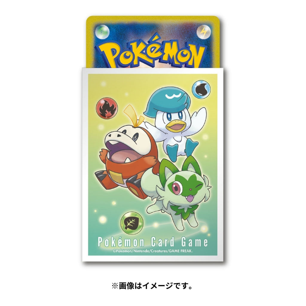 Pokémon Card Game Deck Shield – Sprigatito, Fuecoco & Quaxly (64-Pack)