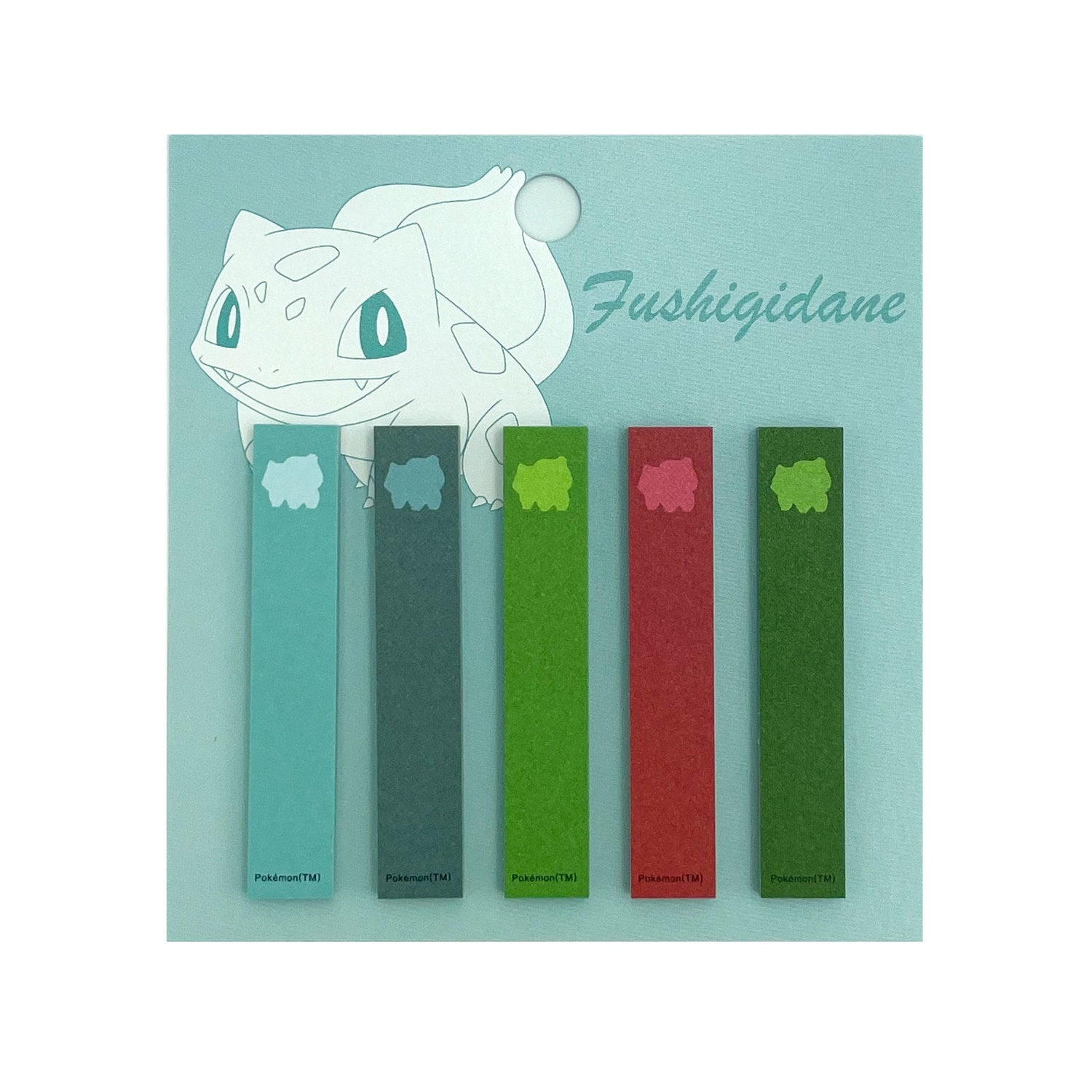 Bulbasaur sticky note with Pokemon Center Japan logo from Japan
