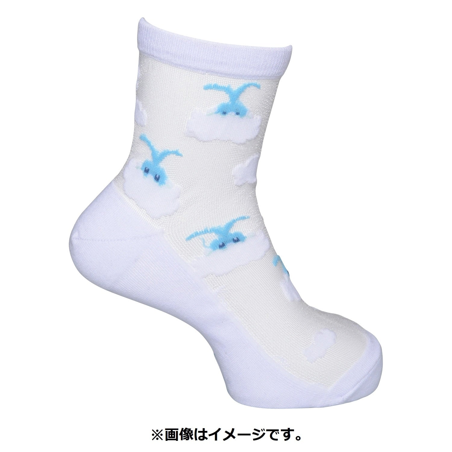 [Choice] Middle socks see-through chilt (23-24cm)