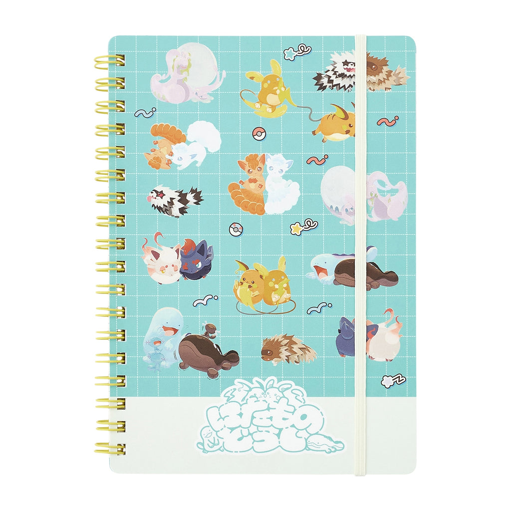 Pokemon B6 Ring Notebook with colorful cover from Japan