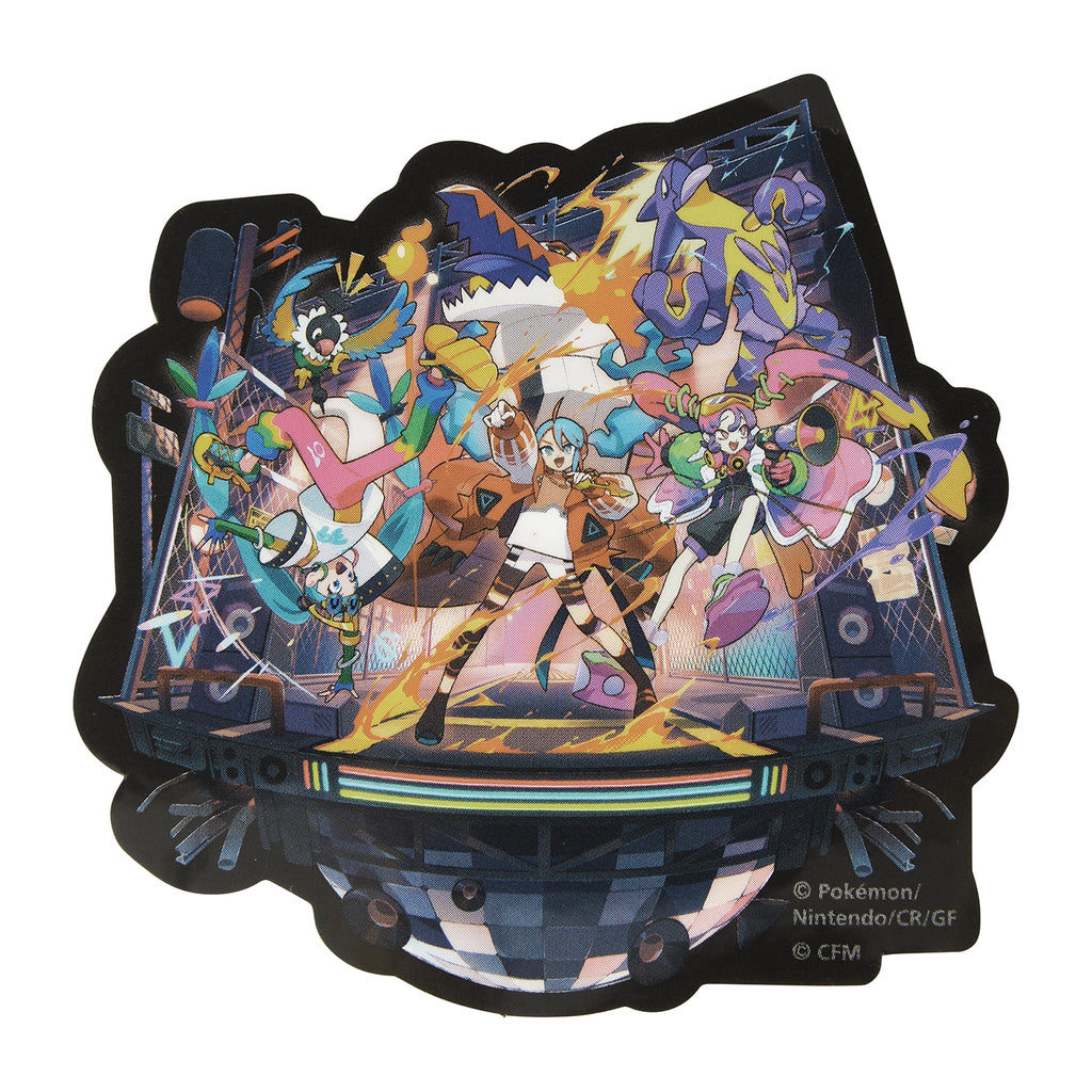 Authentic Japanese Pokemon sticker set, Poke Miku 18 Harmony Stage with unique artwork