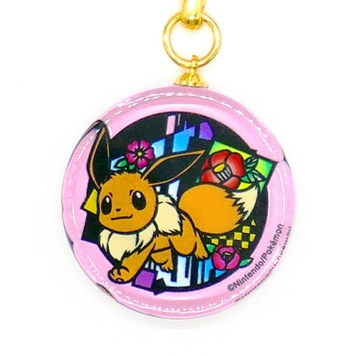 Eevee Glass Netsuke Figure with Pokemon Center Japan packaging, authentic item