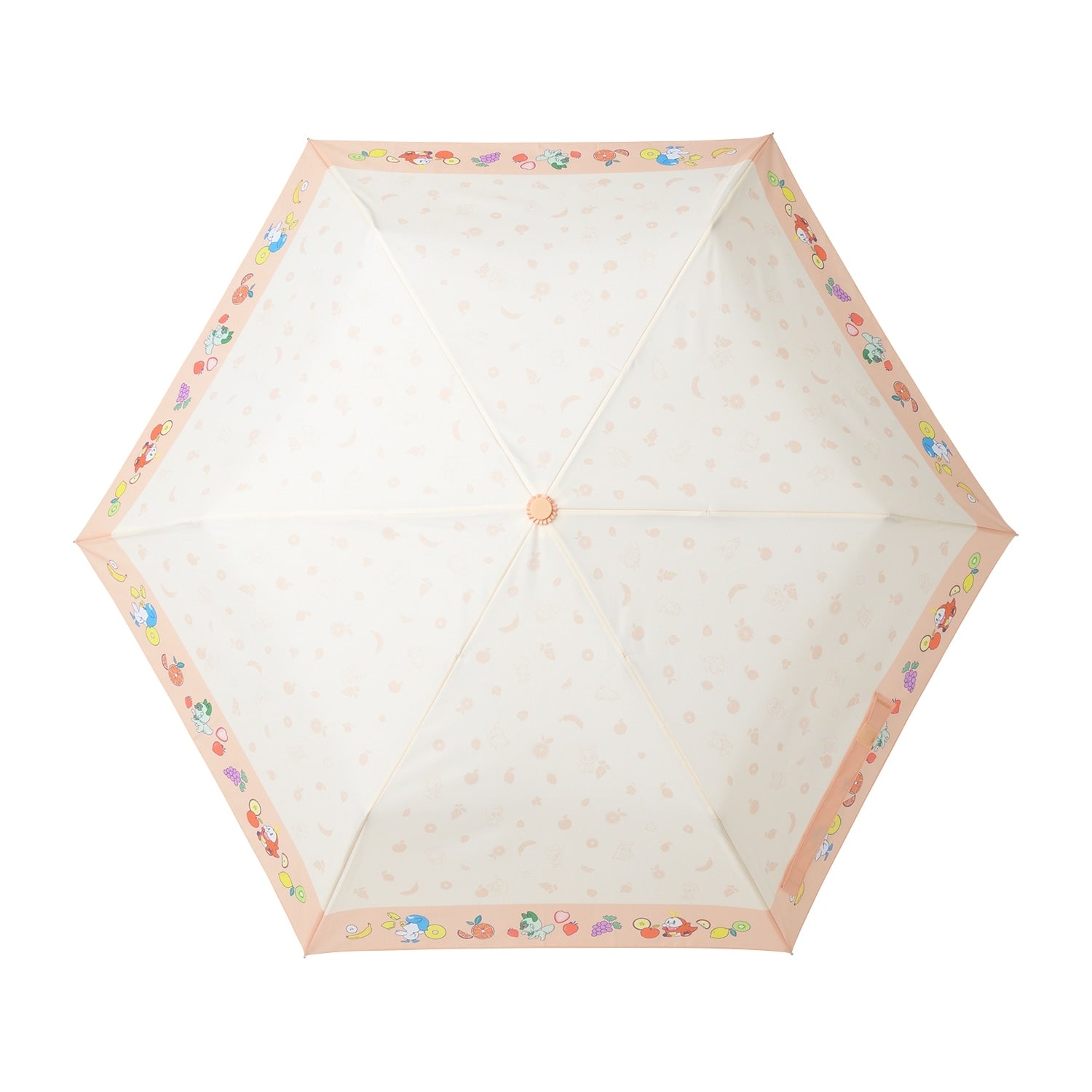Close-up of Quaxly's face on the umbrella, a Pokemon Center Japan product