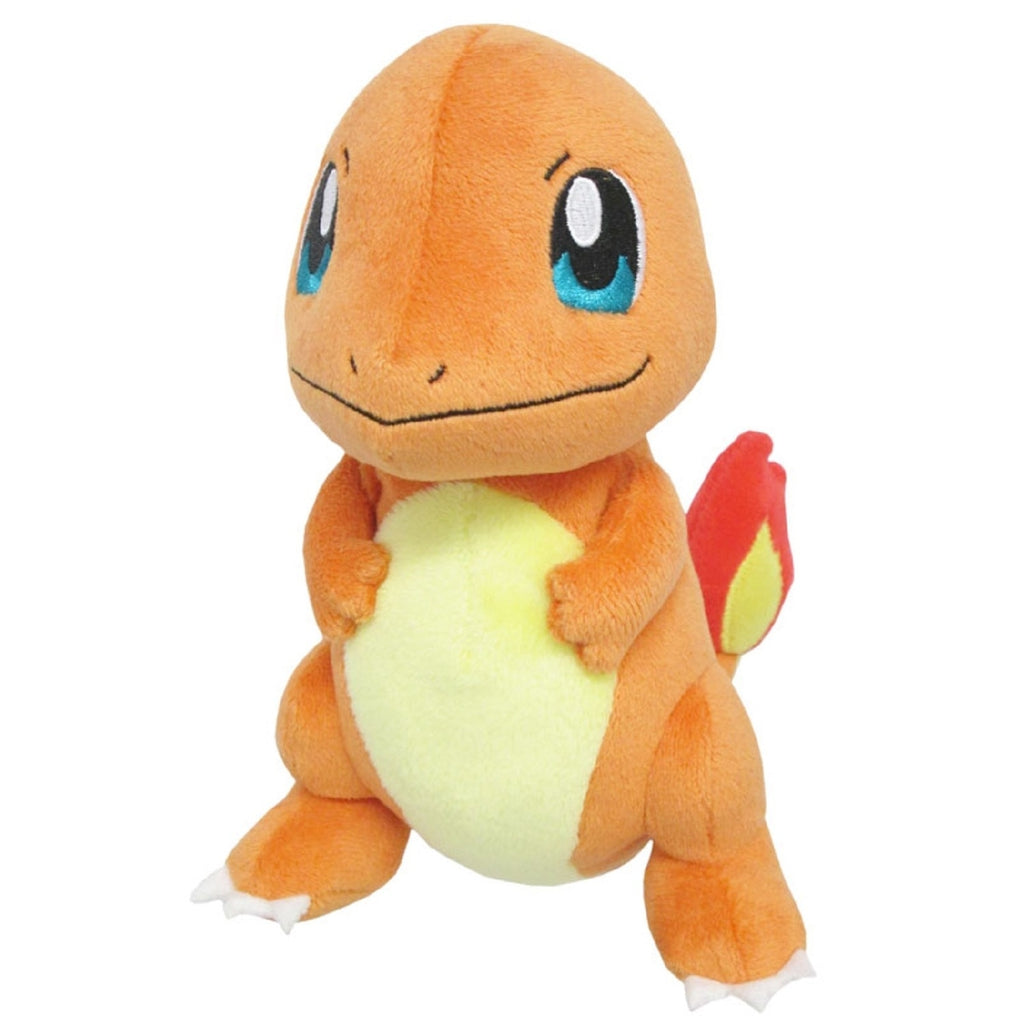Charmander plush toy from Japan, cute Pokemon character with orange and yellow fur