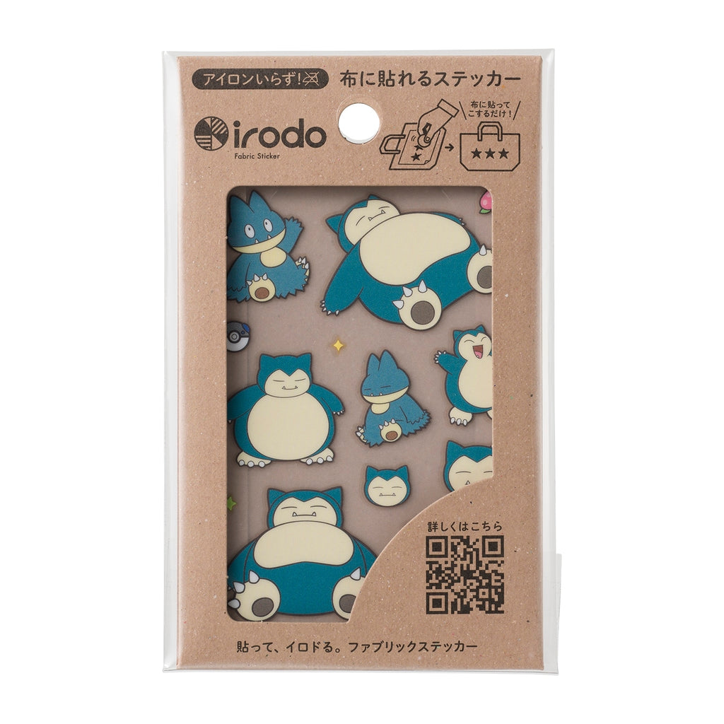 Cloth sticker irodo Gombe & Snorlax