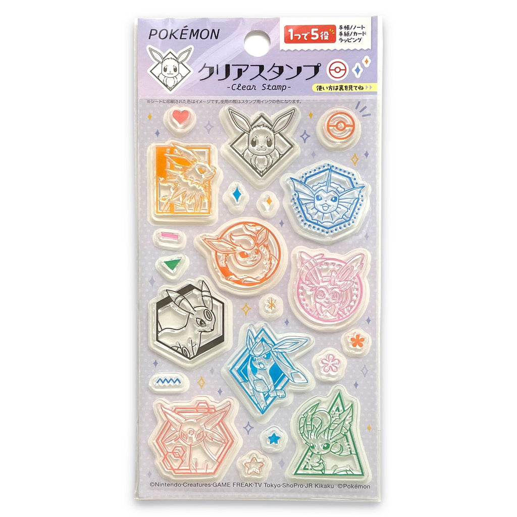Pokemon Clear Stamp C from Japan, featuring detailed character design