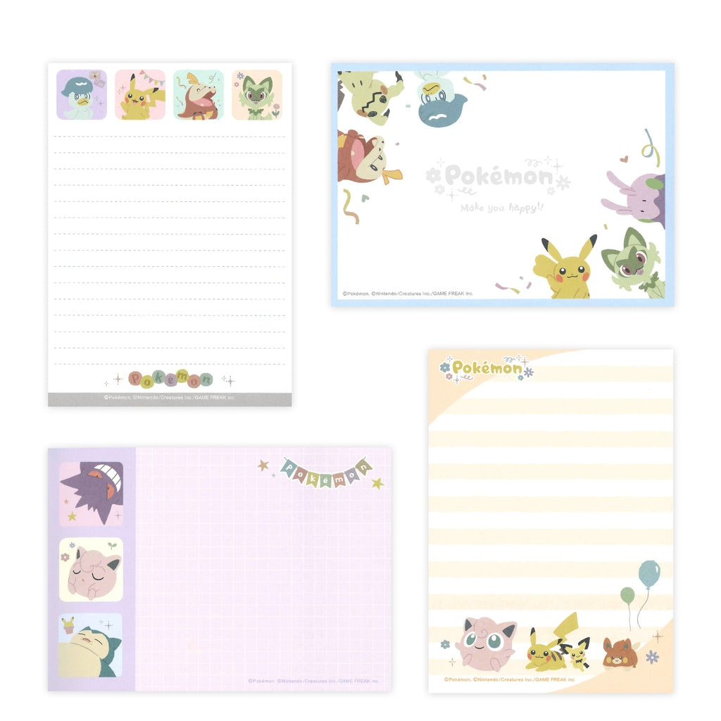 Japanese Pokemon Clear Sheet Memo with collectible packaging from Japan