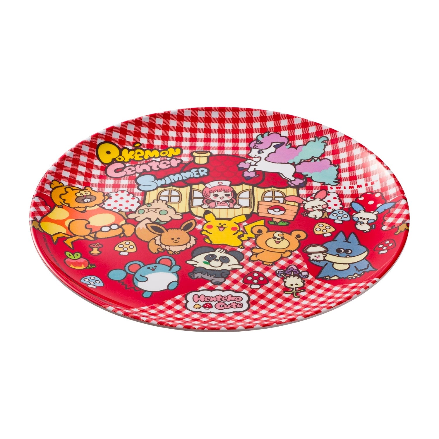 SWIMMER melamine plate Henteko Cute