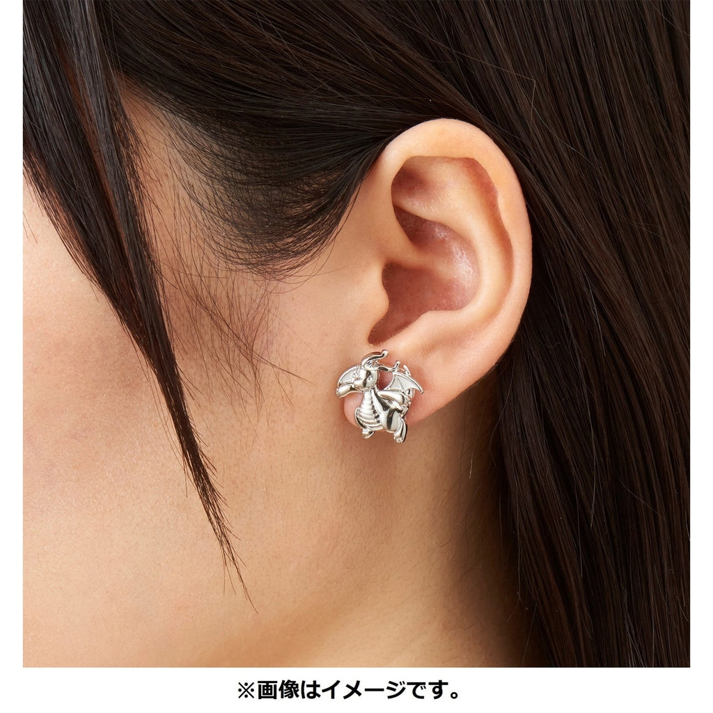 Pokémon earrings 79 Kairyu on a white background, showcasing Japanese design