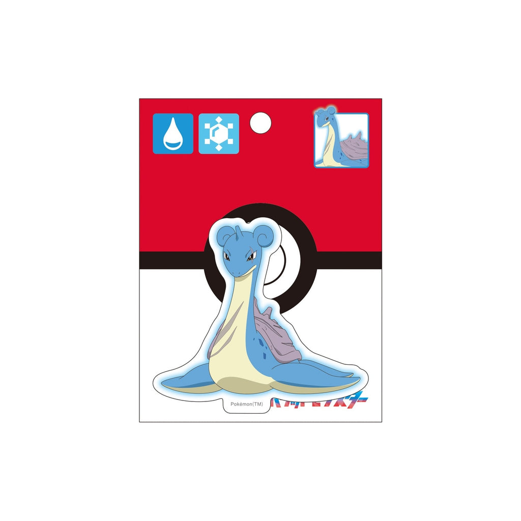 Lapras sticker from Japan with water and ice type design