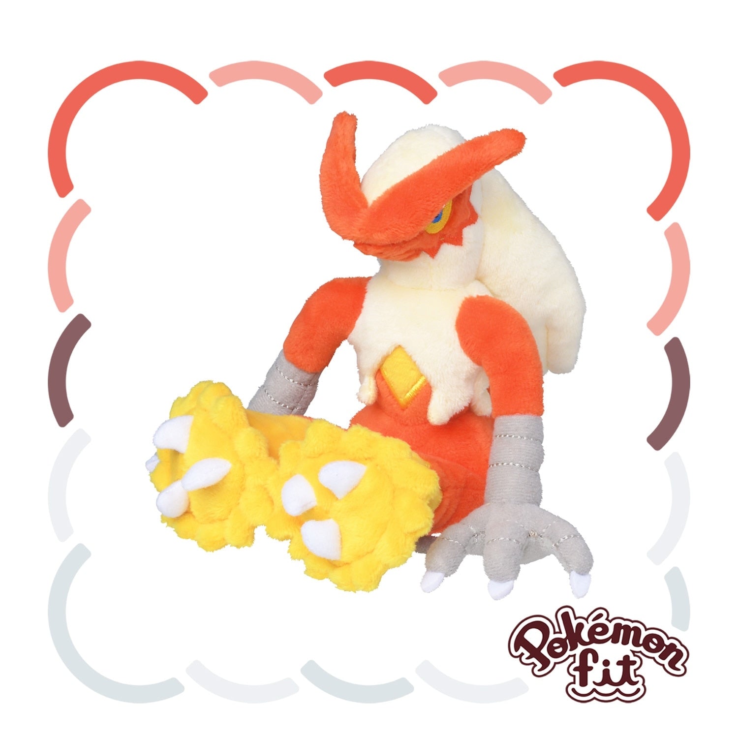 Pokémon Fit Blaziken (#257) Official Plush — Pokémon Center Japan