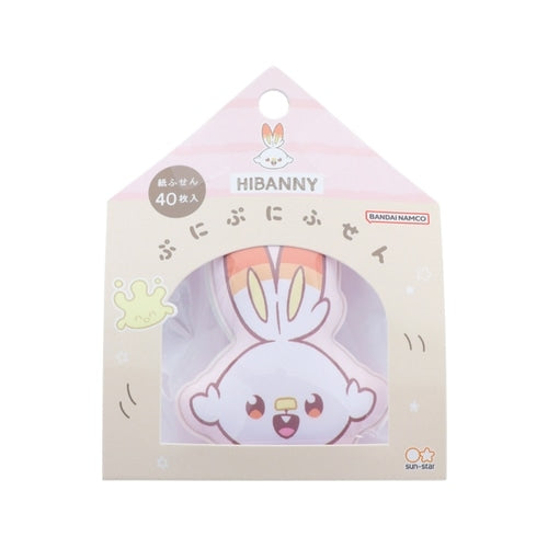 Puni Puni Sticky Poke Piece Hibunny Scorbunny figure from Japan, close-up view