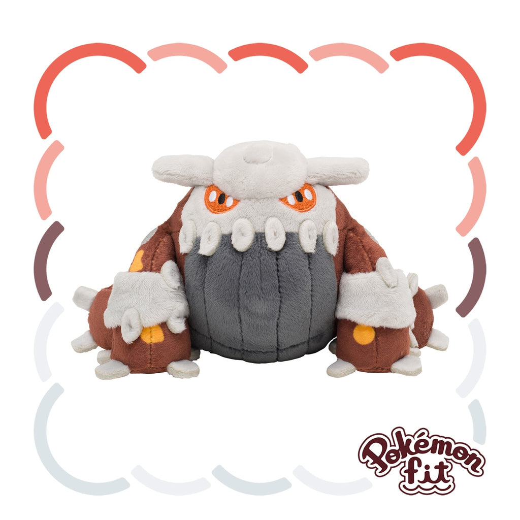 Pokémon Fit Heatran (#485) Official Plush — Pokémon Center Japan