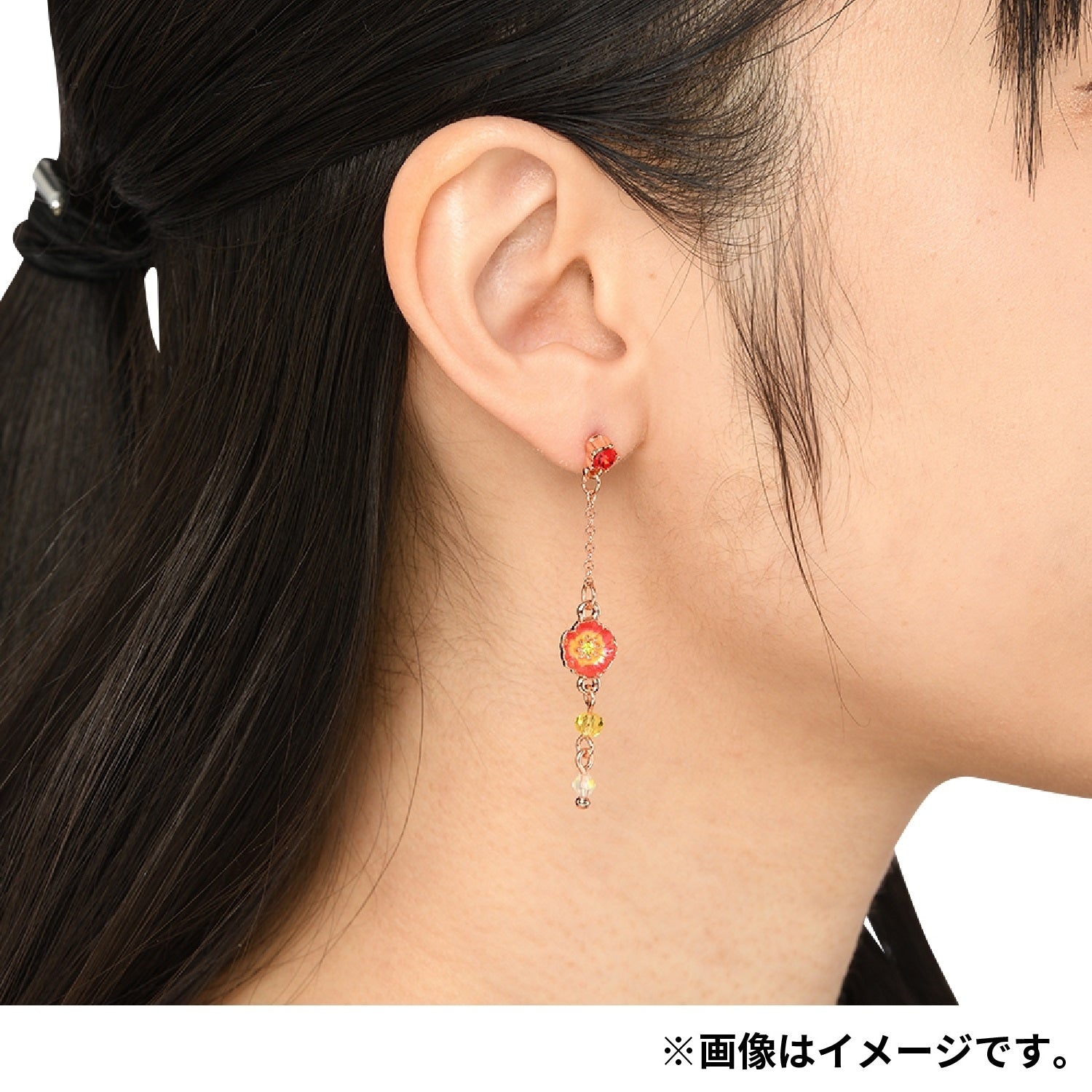 Japanese anime-inspired Pokemon earrings, collectible and rare, from KADO Japan