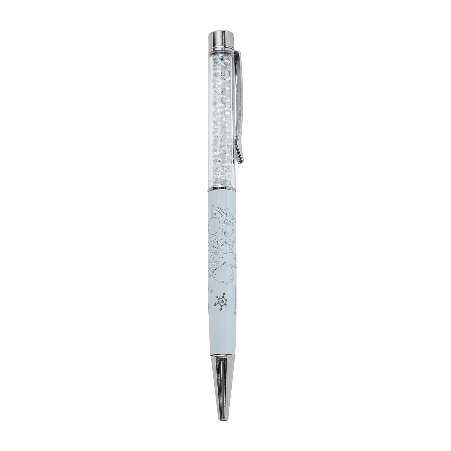 Pokemon Crystal Stone Ballpoint Pen with snowy gathering design from Japan