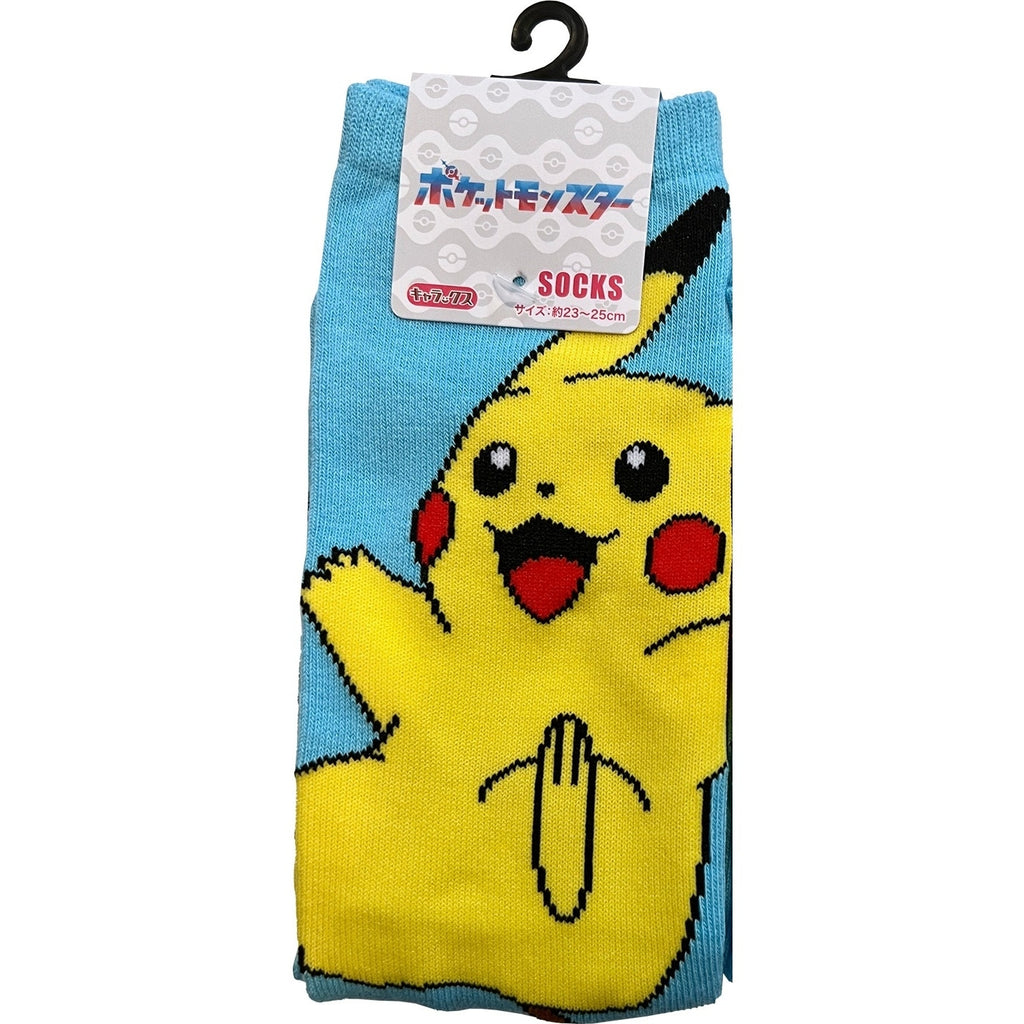 High socks Pikachu Jump ladies (23-25cm)