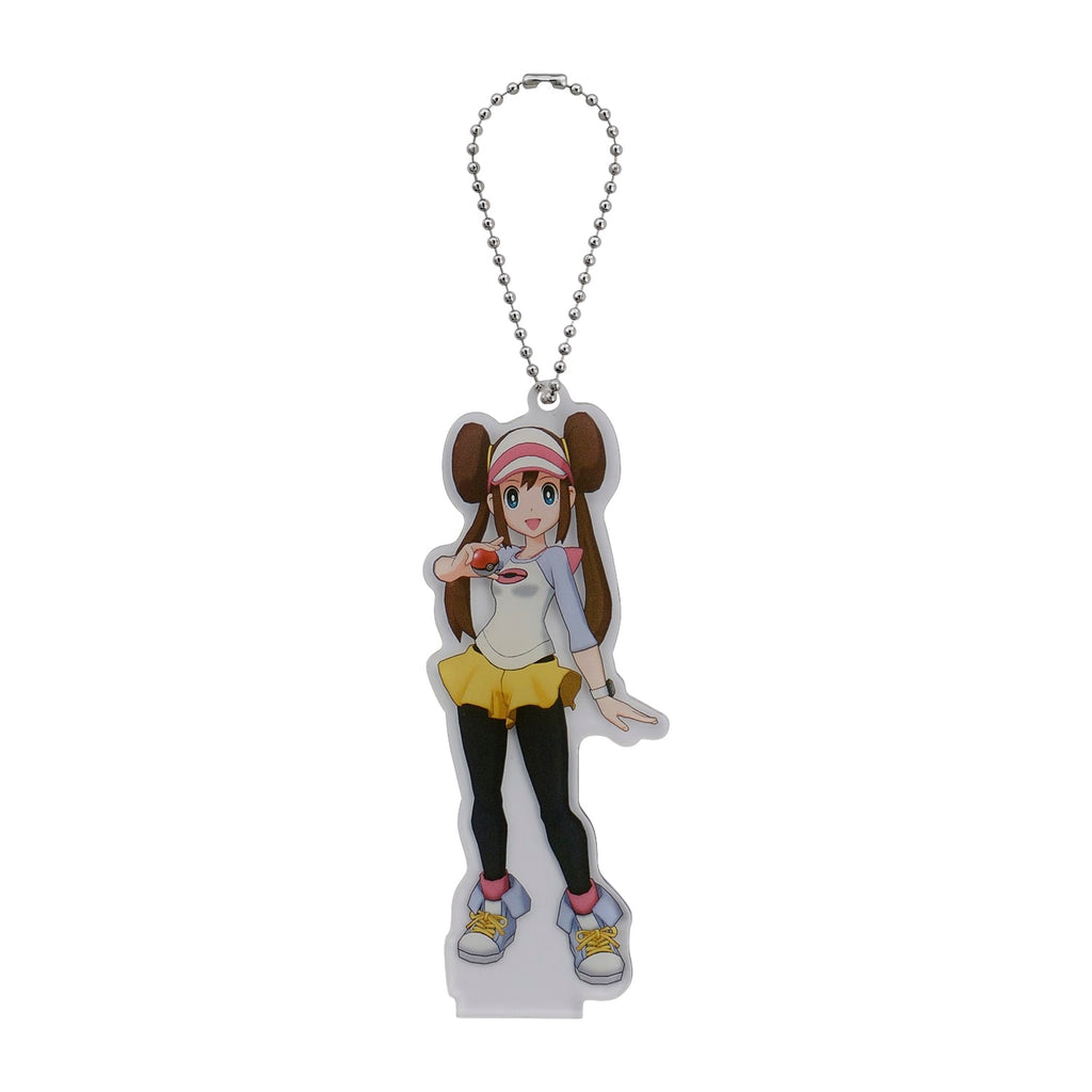 Authentic Pokemon Trainer Salon keychain with acrylic stand from Japan