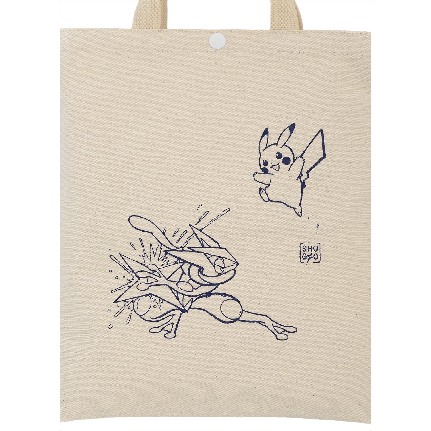 2WAY tote bag Gekkouga and Pikachu NINJA SHUGYO