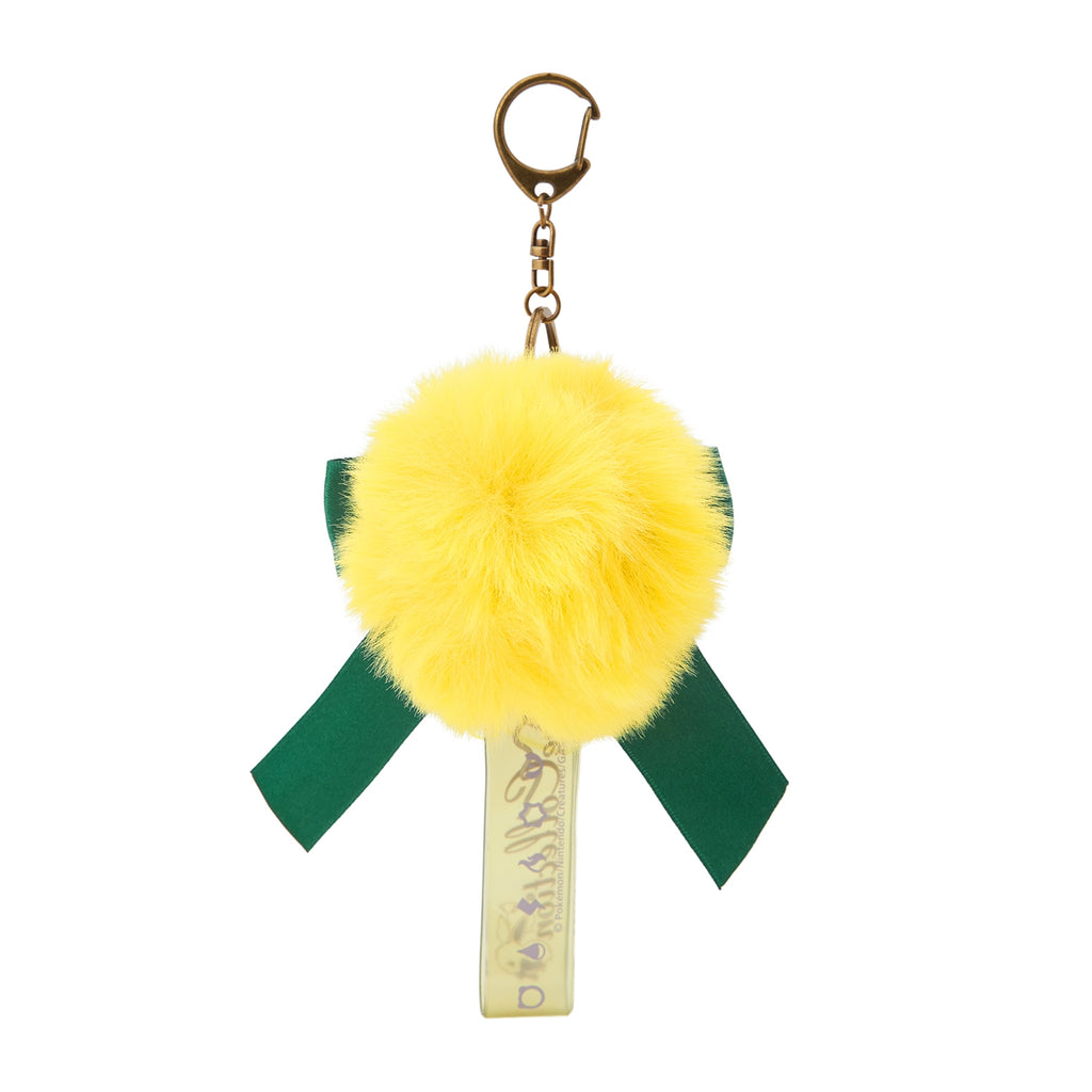 Official Pokemon Center Japan Eevee keychain with Normal-type symbol