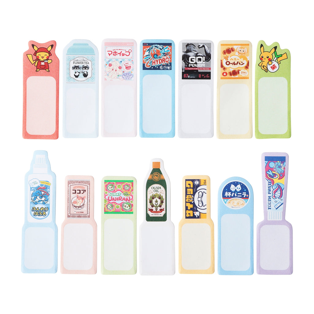 Official Pokemon Center Japan Sticky set Pika Pika Mart, collectible item from Japan