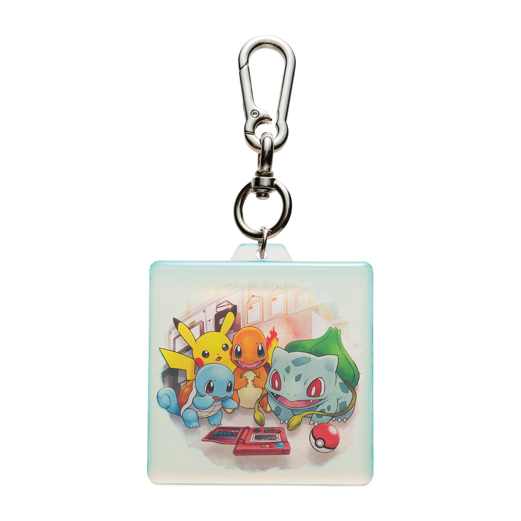 Pokémon Timeless Adventure Kanto acrylic keychain from Japan, featuring a colorful design