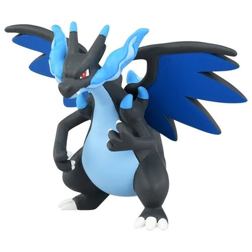 Mega Charizard X figure from Japan, detailed wings and fiery pose