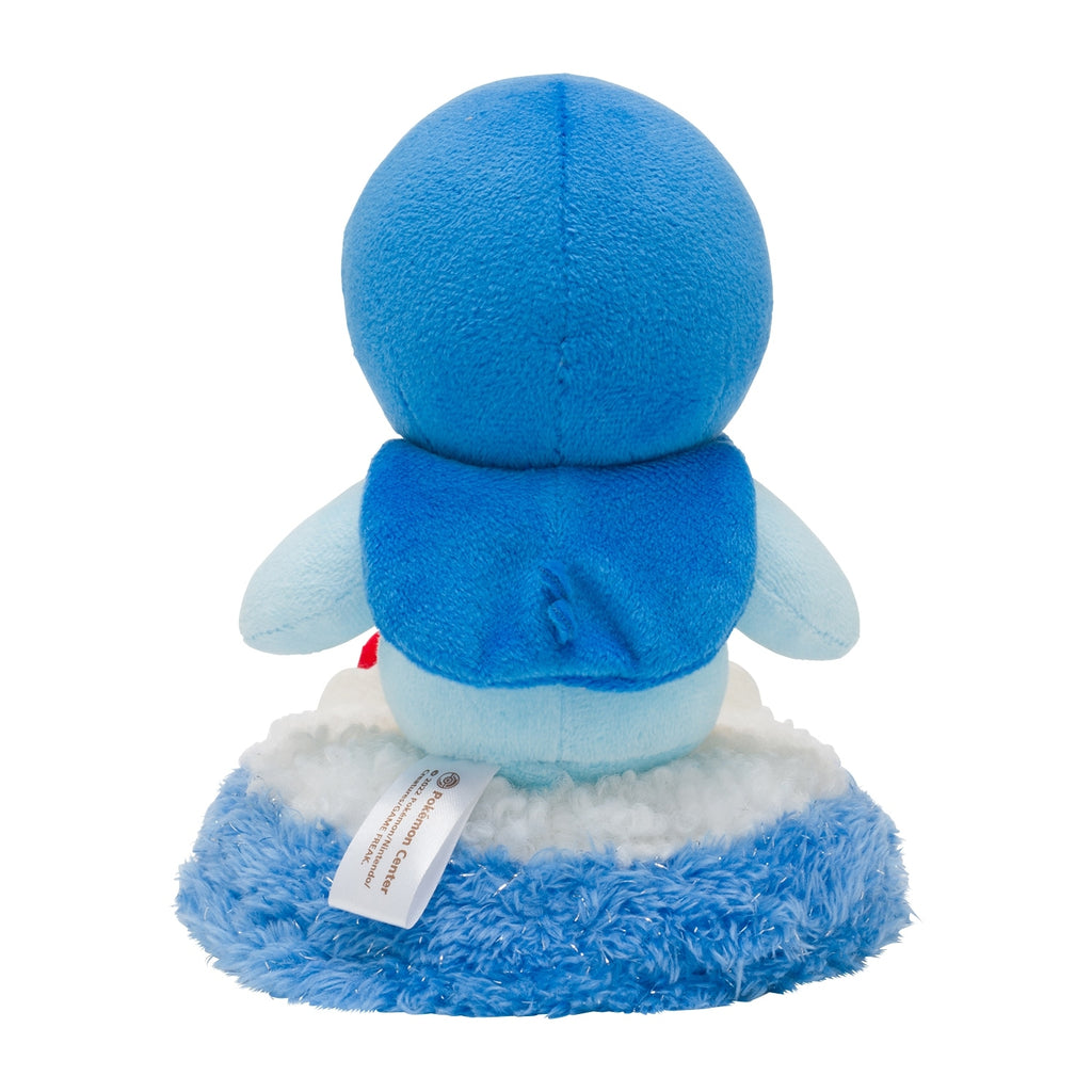 Close-up of Pochama plush face from Japan with detailed stitching