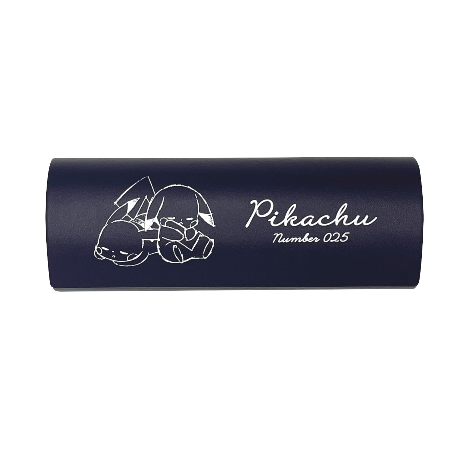 Pikachu glasses case with yellow and brown design, from Japan