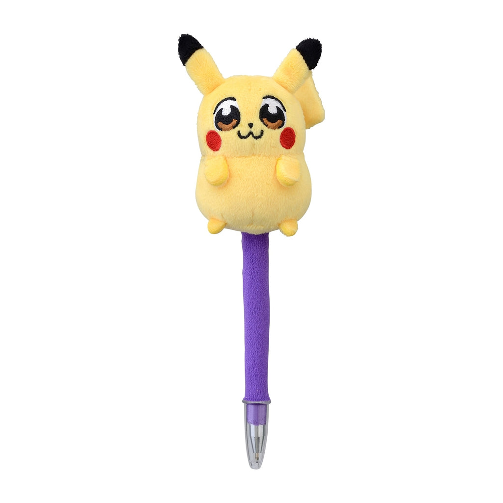 Pikachu plush pen from Japan, showing cute facial expression
